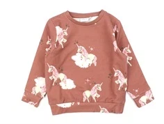 Name It light mahogany unicorn sweatshirt